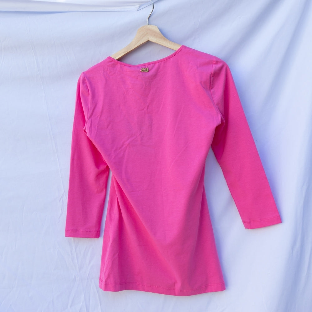 Cavalli Class pink studded shirt back view_ The Guilty Woman