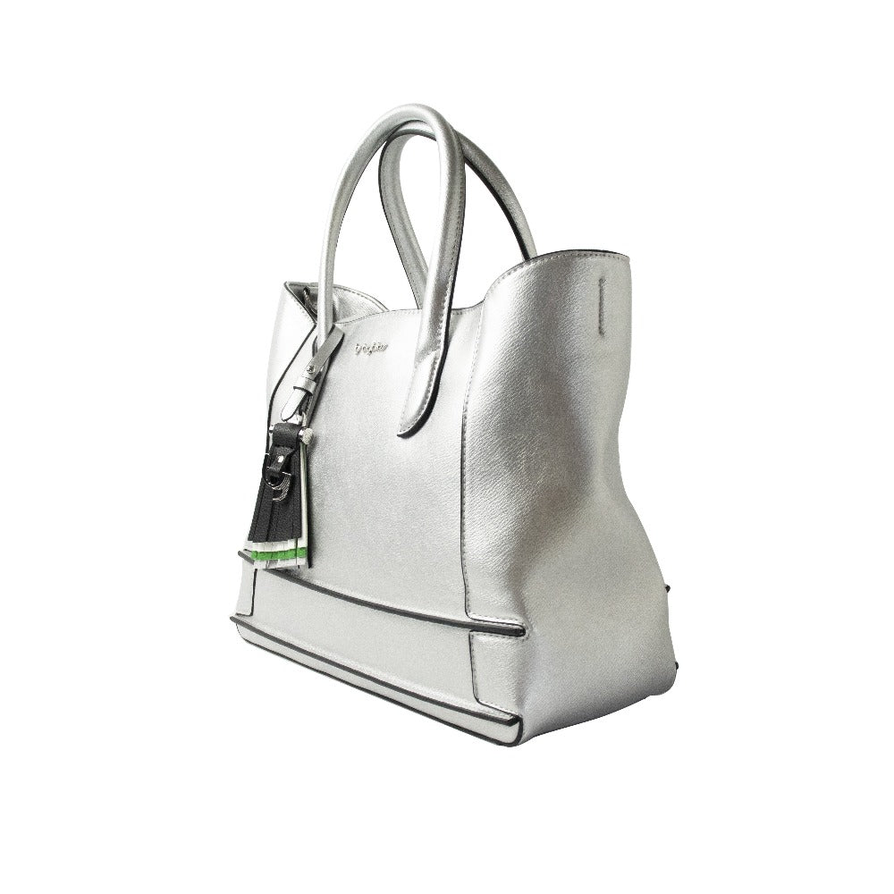 Byblos Stella Silver Saint Louis Tote - tote side