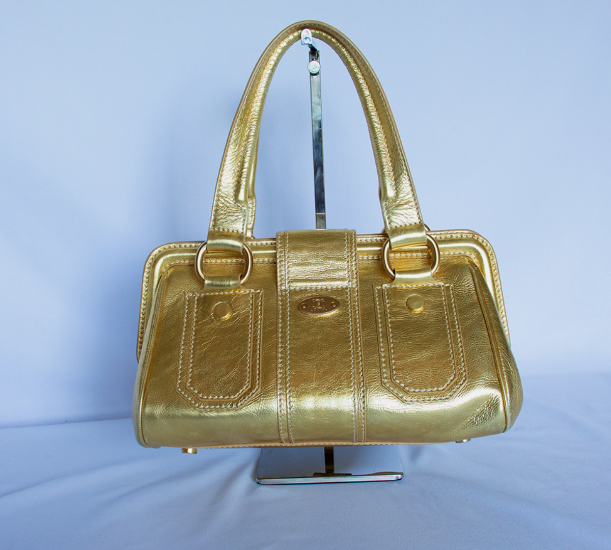 Celine ella gold satchel back_ The Guilty Woman