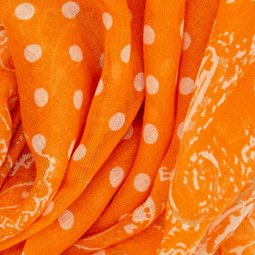 jackie orange shawl_theguiltywoman